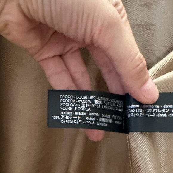 Zara faux suede jacket bomber - New without tag - size XL - Picture 9 of 11